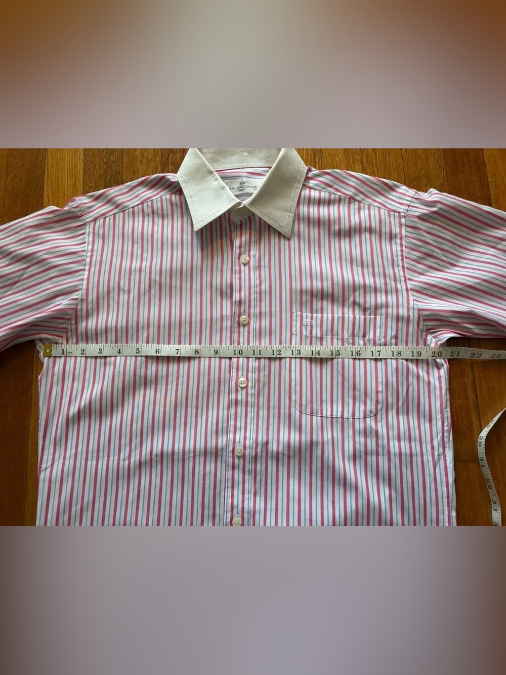 90s Balenciaga Archive Striped Short Sleeve Button Up Shirt Nicolas Ghesquiere - Picture 6 of 13